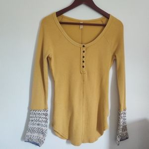 Free People thermal shirt